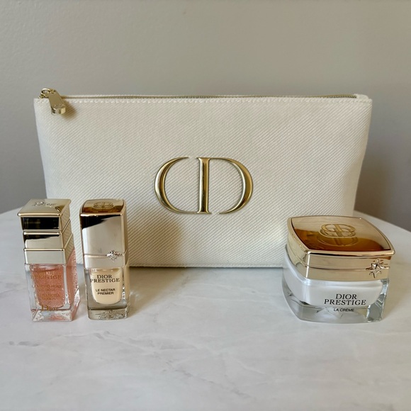 Dior Prestige Skincare Trio with Elegant Cream Pouch - Picture 12 of 12